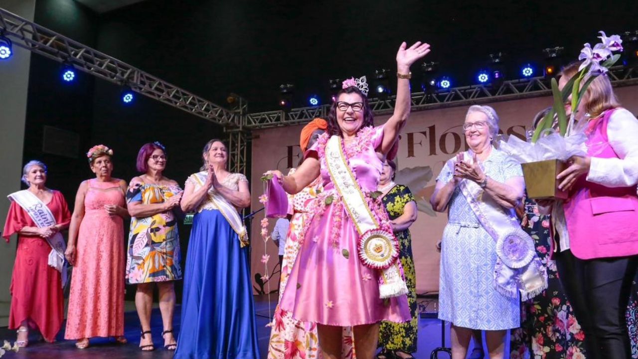 GALERIA Rainha da Melhor Idade da 83ª Festa das Flores de Joinville é