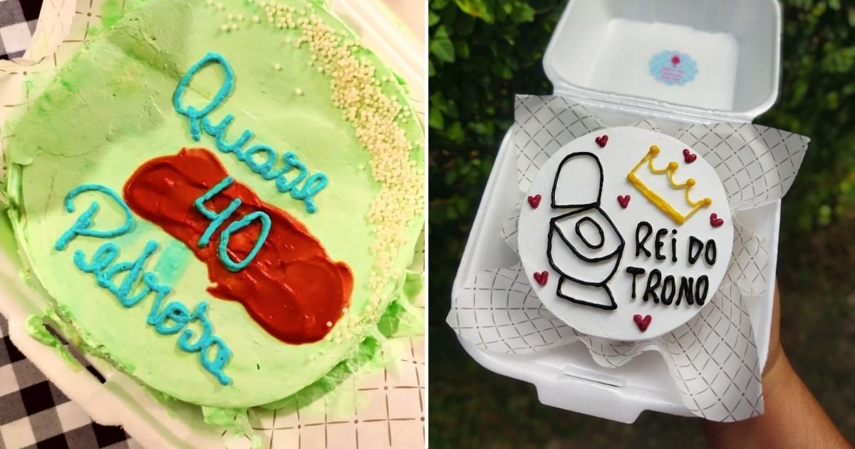 Conheça os bentô cakes, bolinhos na marmita com frases e desenhos