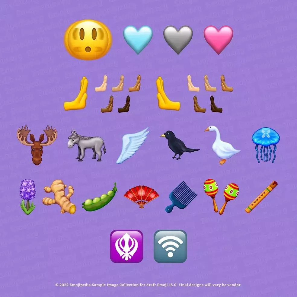 novos emojis