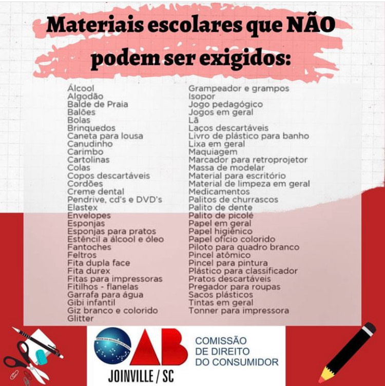 Procon de Ituporanga orienta sobre lista de materiais escolares -  Prefeitura Municipal de Ituporanga