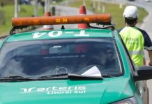 Cavalo mecânico de carreta se solta e causa congestionamento na BR-101, em Joinville