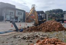 Obra na rede de água pode causar desabastecimento em bairro de Joinville