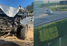 VÍDEO – Câmera registra momento da colisão de carro em poste que matou homem na Ivo Silveira, em Brusque Ivo Silveira
