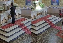 VÍDEO – Homem invade igreja histórica em Santa Catarina e detona explosivo em altar
