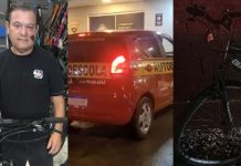 VÍDEO – Autoescola doa bicicleta a ciclista atropelado durante aula prática em Joinville