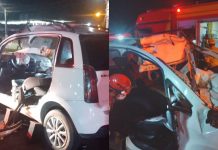 Acidente deixa duas pessoas em estado grave na BR-280 em Araquari