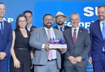 Porto de São Francisco do Sul é premiado em cerimônia chamada de “Oscar dos portos” por ministro