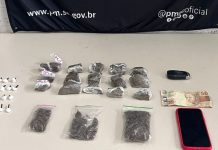 Jovem de 18 anos aluga carro para vender drogas e é preso no Centro de Joinville