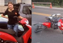 Mulher morre após ser atropelada por caminhão na SC-417, em Garuva