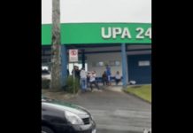 VÍDEO – Homens brigam em frente a UPA Sul de Joinville e polícia é acionada