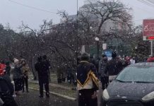 VÍDEO – Neve é registrada em São Joaquim, na Serra Catarinense, neste sábado