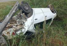 Mulher morre e outras três pessoas da mesma família ficam feridas após acidente em Penha