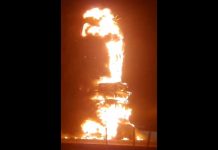 VÍDEO – Estátua da Havan é destruída por incêndio criminoso em Pernambuco