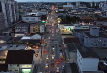 Pavimentação da faixa de rolamento adicional na avenida Getúlio Vargas ocorre nesta segunda; trânsito seguirá normalmente Joinville