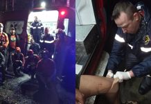 Jovem é resgatado com hipotermia no Morro da Tromba, em Joinville