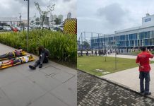 VÍDEO – Mais de 3 mil pessoas participam de simulado de abandono em escola de Joinville