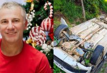 Motorista morre após passar mal e capotar na SC-110, em Jaraguá do Sul