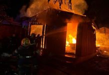 Incêndio destrói casa utilizada por usuários de drogas em Garuva